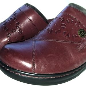 Clarks Bendables Leather Mules Women's Size 10M